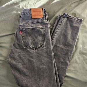 Levi's High Rise Women's Jeans - Washed Black